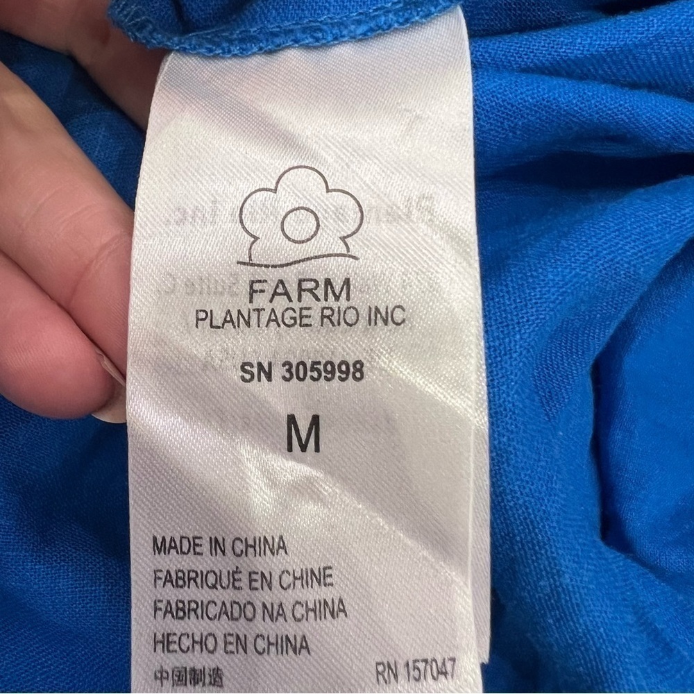 Farm Rio
Off-Shoulder Cutout-Waist Knotted Midi Dress - Picture 8 of 9